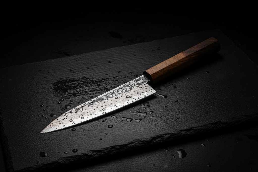 Hikari Santoku - ardoise humide
