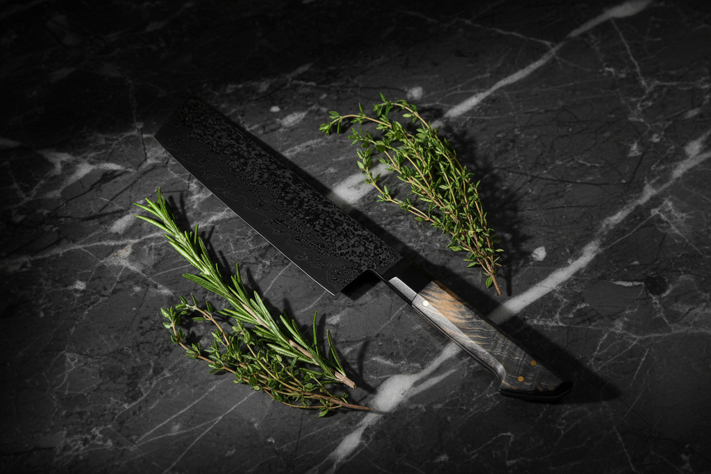 Kokuryū Nakiri — Marbre sombre herbes